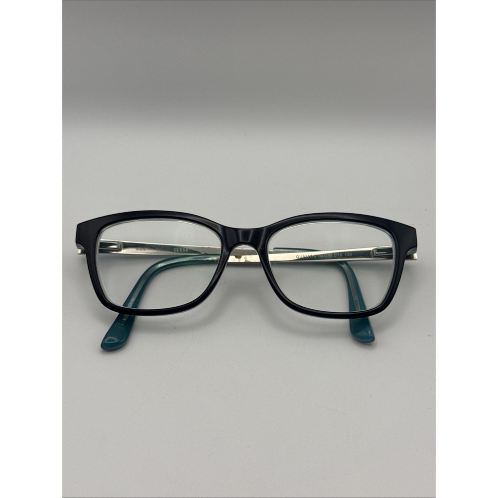 Guess GU9177-3 001 Eyeglass Frames Black Teal Women 47-15-135 Cat Eye Glasses - Picture 8 of 8